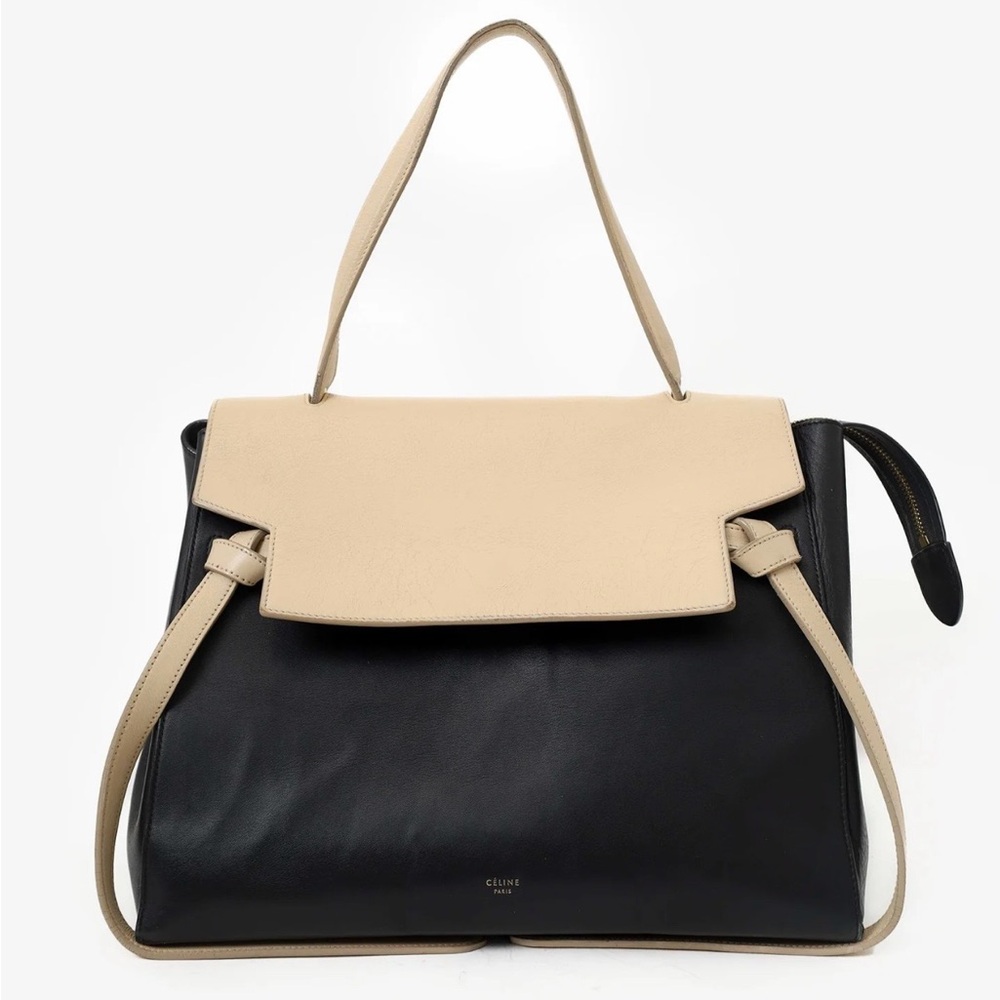 Celine Belt Bag in Black & Cream - FW14 Phoebe Philo Era, Rare Colourway